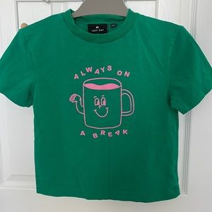 Lazy Oaf Always on a Break Graphic Tee  in size 8/small